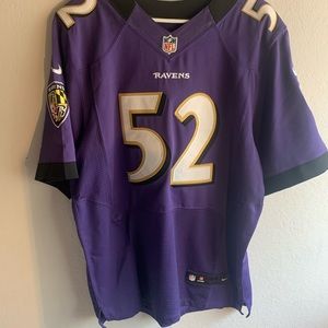 R. Lewis Ravens Jersey #52 Size 44